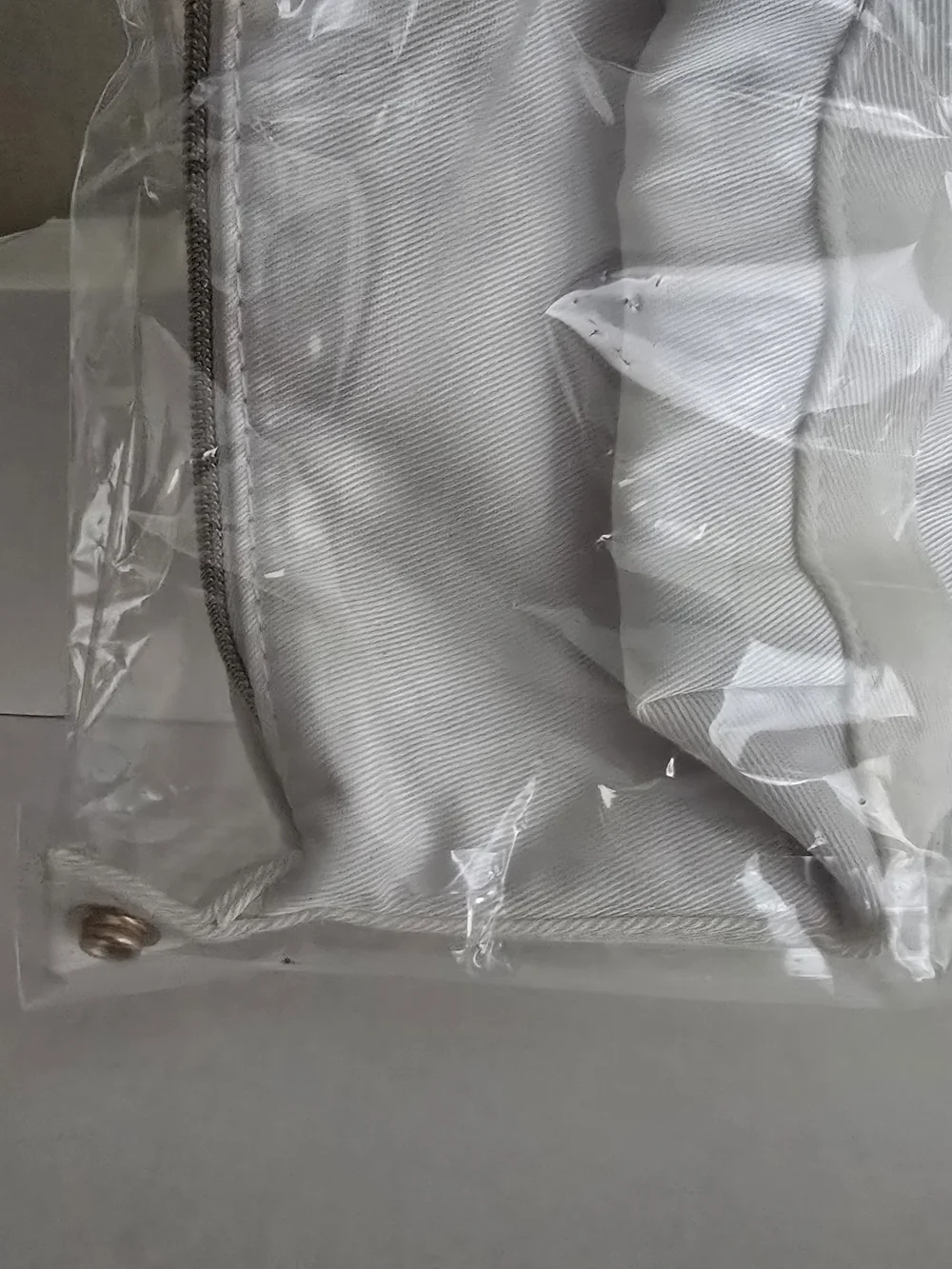 Dior Beauty White Canvas Cosmetic Pouch